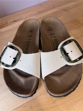 Birkenstock Madrid Big Buckle Canvas Vegan 36